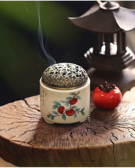 Chinese painting ceramics Incense Burner
